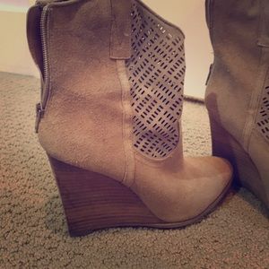 Suede booties